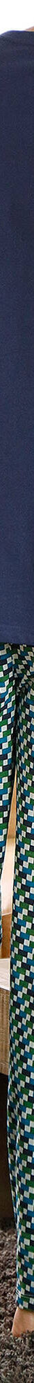 Bedrukte pyjamabroek (marine / blauw) Bedrukte pyjamabroek (marine / blauw)